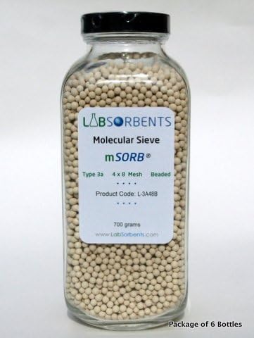 Molecular Sieve mSORB 3A 4x8 Mesh Bead 6-Pack