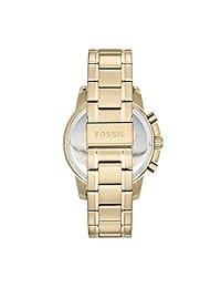 Reloj de cuarzo con diseño de acero inoxidable Dean Fossil para hombre, reloj de cuarzo