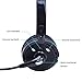 Wireless Headset with Mic,Willful M10B Wireless Headphones Hands Free Phone Headset Noise Cancelling Headset Over Head Multipoint for iPhone Android Cell Phone Office Driving Truck Driver Call Center