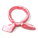 TopTie Solid Color Small Silky Neckerchief, 19