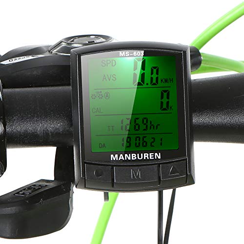 image for LixadaA Bike Computer with Bicycle Speedometer and Odometer Cycling Co