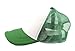 NYFASHION101 Blank Mesh Adjustable Snapback Cotton 6-Panel Trucker Hat Cap, Kelly Green/White