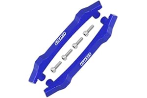 Aluminum Roof Skid Plate For Traxxas HOSS 4X4 VXL (90076-4) - 6Pc Set Blue