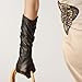 Warmen Winter Fleece Lined Ruched Elbow Length Long Evening Dress Leather Gloves (8.5, Black ( Touchscreen Function ))