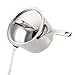Anolon 77448 Nouvelle Stainless Steel Sauce Pan/Saucepan with Straining and Lid, 3.5 Quart, Silver