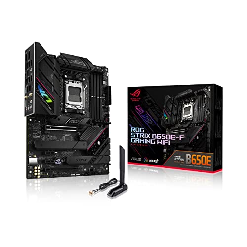 ROG STRIX B650E-F GAMING WIFI, Scheda Madre AMD ATX, Slot DDR5, Nera