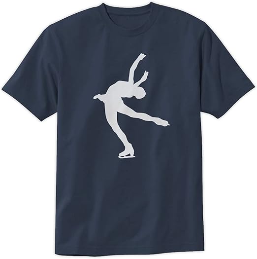 Figure Ice Skating Graphic TShirt Beautiful Figure Skater Girl Gift Idea Design Tee
