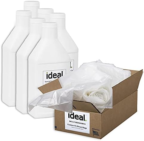 ideal. Shredder Office Supply Kit for The 4002 CC – Includes 80 Bags and 6 Quarts of Oil