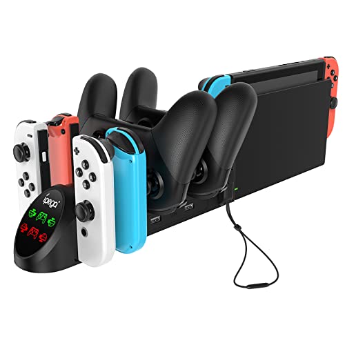 FYOUNG Dock di ricarica LED 6 in 1 per controller Nintendo... en promo sur Amazon