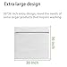 Runtoo 2 Pack 36 x 36 inches Extra Large Laundry Bag Delicates Wash Bags Camp Travel Heavy Duty Zipper Big Net Sweater Curtain Bedding Robes Blanket Jumbo Toys Organizer