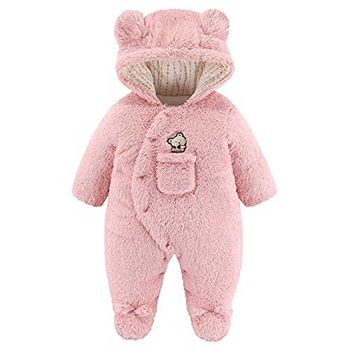 Baby Newborn Snowsuit Onesie Winter Coat Romper for Infant Cartoon
