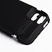 Battery Case, SQDeal 4200mah Rechargeable External Battery Portable Charging Case Protective Cover Juice Power Bank Charger for iPhone 5 5S 5C SE (Black)
