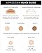 Nippies Nipple Covers for Women with Travel Case, Reusable Nipple Pasties with Skin-Safe Adhesive, Invisible Braless Solution under Clothing - Original Circle Covers, Caramel, Size 2 (Fits D+ Cups)