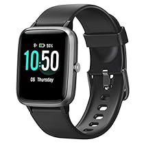 Letsfit Smart Watch, Fitness Tracker with Heart Rate Monitor, Activity Tracker with 1.3" Touch Screen, IP68 Waterproof Pedometer Smartwatch with Sleep Monitor, Step Counter for Women and Men
