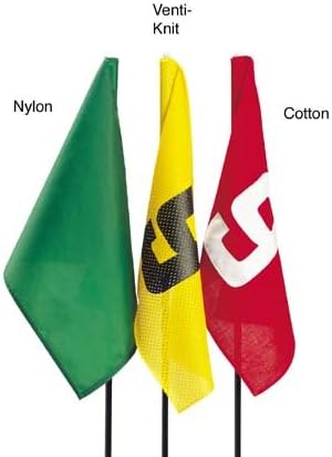 20" x 14" Numbered (10-18) Nylon Tube-Lock Golf Flag - Set of 9 Flags