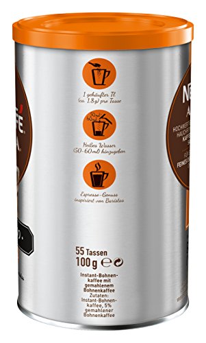 NESCAFÉ AZERA Typ Espresso, hochwertiger Instant Espresso mit feinen Arabica Kaffeebohnen, koffeinhaltig, mit samtiger… – Bild 3