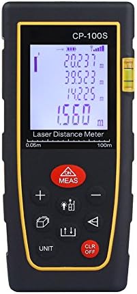 Awolf 100m/328ft Handheld Digital Laser Distance Meter Range Finder Measuring Device with LCD Backlit Display