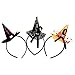 Halloween Deal 3 Pcs, Colorful Witch Hat Headband Fashion Costume Dress up Accessories