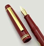 Pilot 78G Fountain Pen - Red, Double Broad Italic Stub (New with Converter)