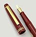 Pilot 78G Fountain Pen - Red, Double Broad Italic Stub (New with Converter)