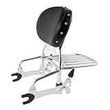 XFMT Backrest Sissy Bar W/Luggage Rack Compatible with Indian Chief Classic Vintage 2014-2019 Chief Dark Horse 2016-2019