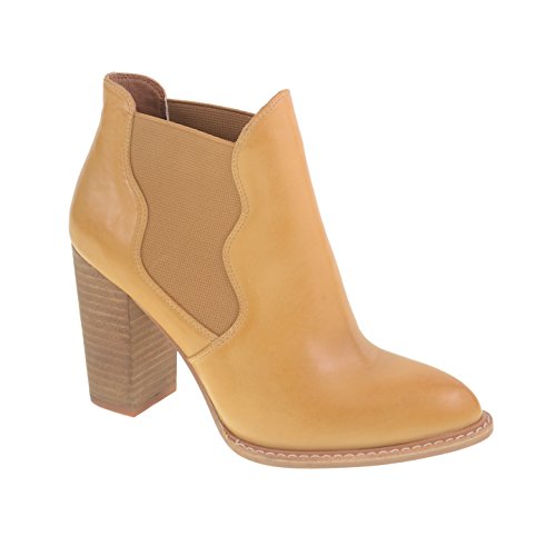 Chinese Laundry Women's Zane Cow Leather Boot, Cognac, 8.5 M US