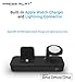 ONE Dock Duo (APPLE CERTIFIED) Power Station Dock, Stand & Charger with Built-in ORIGINAL Charger for Apple Watch Smart Watch (Series 1,2,3, Nike+), iPhone X/10/8/8 Plus/7/7Plus/6s/6s, iPad and iPod