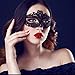 Aneco 24 Pieces Lace Masquerade Mask Halloween Venetian Eyemask Sexy Lace Eye Mask Mysterious Lace Mask for Carnival Party Costume Ball, Black