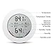 ORIA Indoor Hygrometer Thermometer, Digital Humidity Monitor, Temperature Humidity Gauge Meter, with 2.5 Inches LCD Display, Min and Max Records, for Home, Office, Greenhouse, Babyroom, White