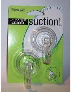 "A-KJB Enterprises" - InterDesign ~ Power Lock - Suction Cup Hangers (2pk)