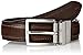 Dockers Boys' Reversible Dress and Casual Belts, Brown/Black Dressy, Small