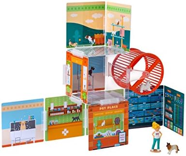 Wonderhood Pet Place - Customizable Design, Building and Play Set - Best Gift for Creativity, Learning and Fun