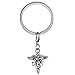 Miss Pink DPT Doctor of Physical Therapy Gifts Medical Caduceus Keychain Physical Therapist Jewelry for Graduation Brithday Christmas