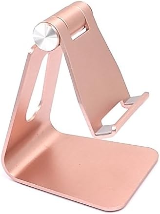 Adjustable Cell Phone Stand,270° Rotatable Strong Shaft,4 Color Choice (rose gold)
