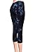 PLUS SIZE Tie Dye Brushed Capris (Dark Souls)