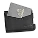 Smart Minimalist Wallet by Archaon - Modern RFID Leather, Black, Size Small