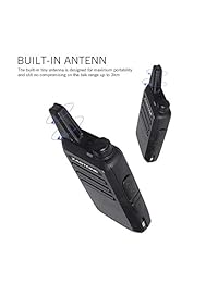 Zastone X6 Walkie Talkie 16 canales 3 W UHF Radio de dos vías paquete de 2 con auricular Paquete con 2