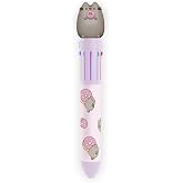 Grupo Erik Pusheen Pen, 10 in 1 Ballpoint Pen With 3D Pusheen Topper | Kawaii Pen | Multicoloured Pen | Pusheen Gift - Kawaii Stationery