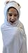 Coconut Baby Hooded Bamboo Towel - 100% Natural - Hypoallergenic - Soft and Absorbent - Thick and Large for Toddlers, Kids, Girls and Boys. Soft with Ears! 90 x 90 cm / 35 x 35 in