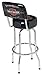 Harley-Davidson Bar & Shield Eagle Bar Stool W/ Backrest, Black HDL-12211