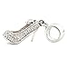 Cute Women Crystal High Heel Shoe Pendant 925 Sterling Silver Charm Jewelry Gift
