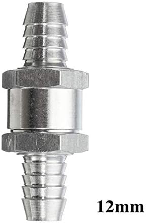 Aru 4Pcs 3/4” Fuel Non Return One Way Check Valve Petrol Diesel Aluminium Alloy M12 Check Valve