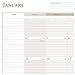 AT-A-GLANCE 2019 Monthly Planner Refill, Day Runner, 5-1/2” x 8-1/2”, Desk Size 4, Loose Leaf, Nature (061-685)