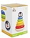Adorable Penguin Wooden Ring Colorful Rainbow Stacker - Solid Wood Educational Baby Toy for Toddler Boys and Girls Age 1 Year and Up - Classic Developmental Sorting and Stacking Toy