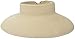 Simplicity Women's Wide Brim Sun Shade Hats for Women, Hat Roll-up Straw Visor Off-White