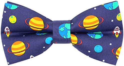 Cotton Cute Pattern Pre-tied Bow Tie Adjustable Bowties for Adult & Children