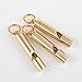 E-18th Outdoor SOS Urgent Kits Loud Solid Metal Brass Keychain Emergency Camping Hiking no Balloon Survival Whistle Pets Training Whistle