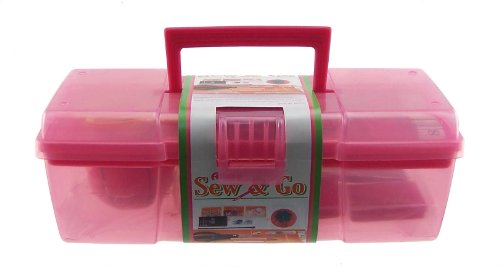 Allary Sew and Go Premium Sewing Kit in Caddy with Removable Tray