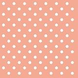 Peach Paper Polka Dot Beverage Napkins Biodegradable
