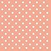 Peach Paper Polka Dot Beverage Napkins Biodegradable